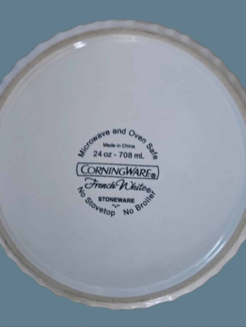 *CorningWare 24oz Round French White Casserole Dishes Set Of 7
